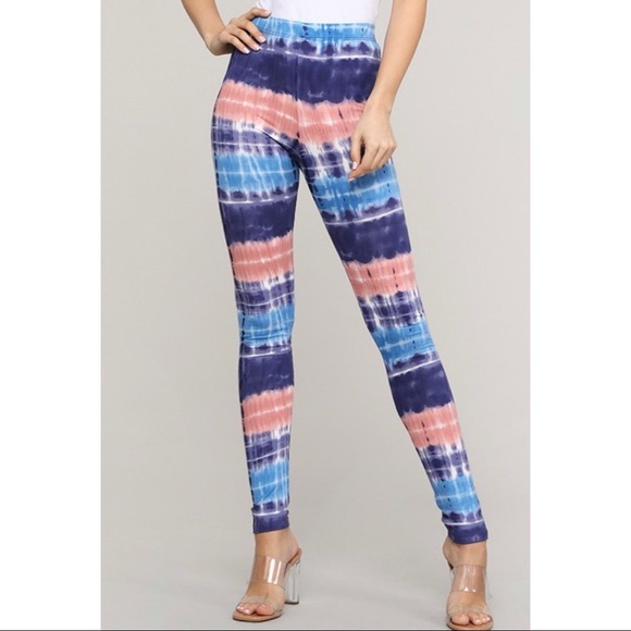 LAST PAIR! Fun Tie Dye leggings! - Picture 3 of 3